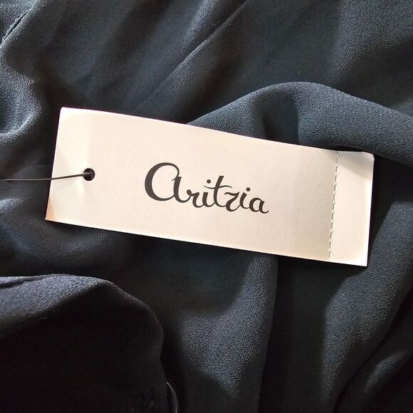 Aritzia Sunday Best RALEIGH Dress Women's Medium Long Sleeve Everest Green NWT - Picture 8 of 11